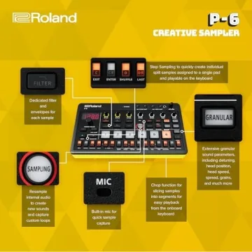 Roland AIRA Compact P-6: Granular Sampler & Sequencer