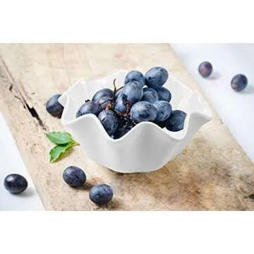 Foraineam 6 Pack Flower Shaped Dessert Bowls For Any Occasion