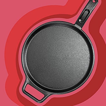 Lodge 12 Inch Seasoned Cast Iron Griddle for Perfect Cooking