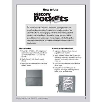 History Pockets: Ancient Civilizations Workbook for Kids