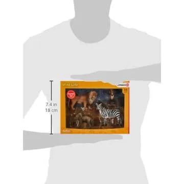 Schleich Wild Life Africa 4-Piece Animal Set for Kids