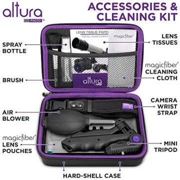 Canon EF 70-300mm f/4-5.6 is II USM Lens with Altura Photo Essential Accessory Bundle