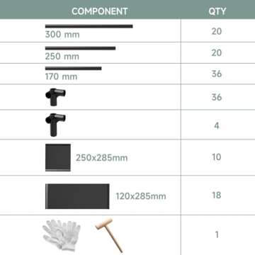 isightguard Vertical Narrow Tall Shoe Rack for Front Door Entrance,10 Tiers Sturdy Metal Shoe Rack Organizer for Closet Entryway, Storage Shelf, Space Saving Stackable Shoe Tower