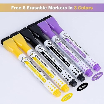 Magnetic Dry Erase Calendar - Space Saving Organization Board