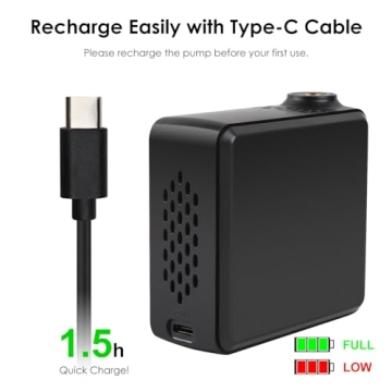 Mini Electric Bike Pump 150 PSI for Fast Tire Inflation