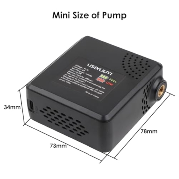 Mini Electric Bike Pump 150 PSI for Fast Tire Inflation
