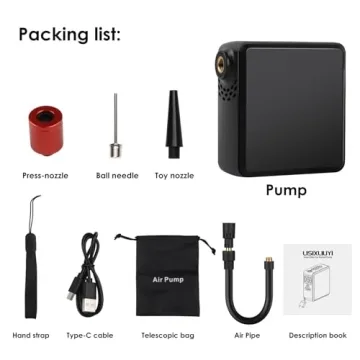 Mini Electric Bike Pump 150 PSI for Fast Tire Inflation