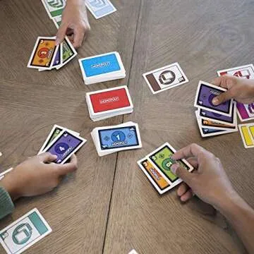 Monopoly BID: Fast-Paced Family Card Game for 4 Players