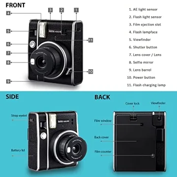 Fujifilm Instax Mini 40 Vintage Instant Camera & Film Bundle