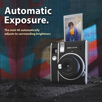 Fujifilm Instax Mini 40 Vintage Instant Camera & Film Bundle