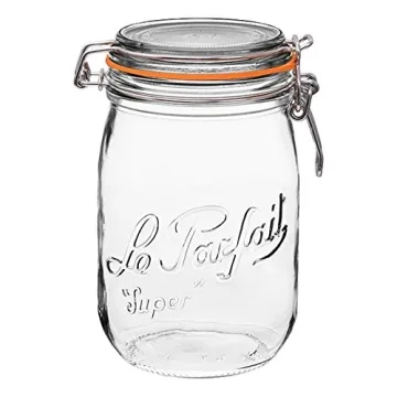 Le Parfait Super Jar - Durable French Glass Canning Container