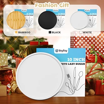 Turntable Vanity Tray for Kitchen and Bathroom Organizing