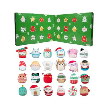 Squishmallows 24-Day Holiday Advent Calendar for Kids