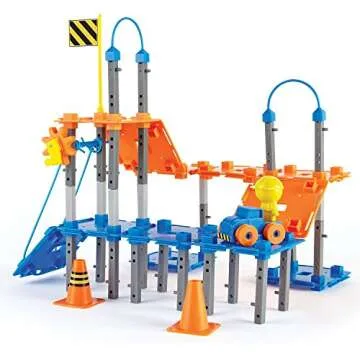 Learning Resources City Engineering and Design Building Set, Ages 5+,100 Pieces, Engineer STEM Toy, ...