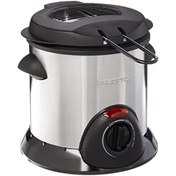 Presto 05470 Stainless Steel Electric Deep Fryer for Perfectly Fried Delights