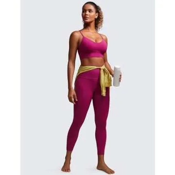 CRZ YOGA Butterluxe V Neck Sports Bra for Women