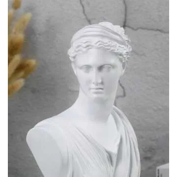 Beonueni Roman Goddess Bust Statue, Elegant Home Decor