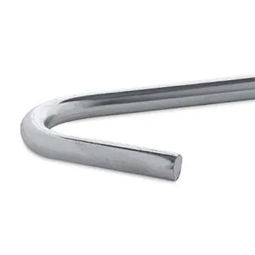 Super Z Outlet 9" Galvanized Non-Rust Anchoring Tent Stakes Pegs for Outdoor Camping, Soil Patio Gardening, Canopies, Landscaping Trim (20)