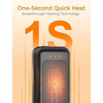 Jerritte Electric Hand Warmers Rechargeable 2 Pack, Rechargeable Hand Warmer, 16 Hrs Portable Hand Warmer for Outdoor Camping Hunting Golf Accessories, Gifts for Women Men Black