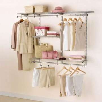 Rubbermaid Configurations Expandable Closet Organizer Kit