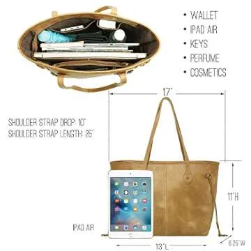 Montana West Genuine Leather Purses For Women Large Purse and Handbags Tote bag with Holster MWL-G002BR3