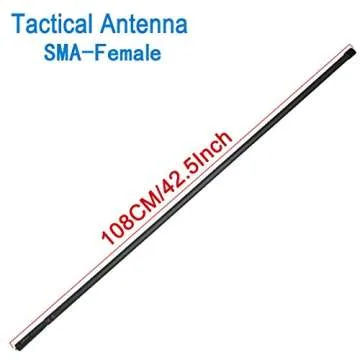 ABBREE 42.5" Flexible Ham Radio Antenna for Outdoors