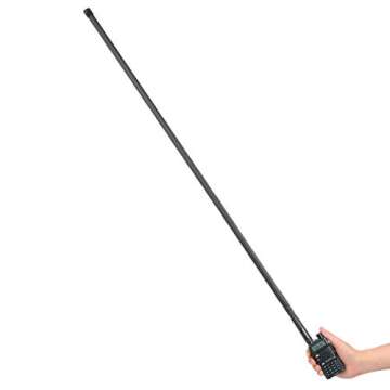 ABBREE 42.5" Flexible Ham Radio Antenna for Outdoors