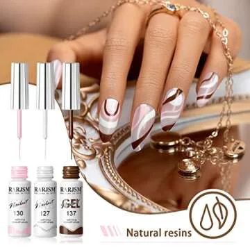 Experience RARJSM Gel Nail Art with 12 Vivid Colors