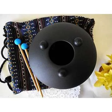WuYou 10-Inch Steel Tongue Drum for Meditation & Healing