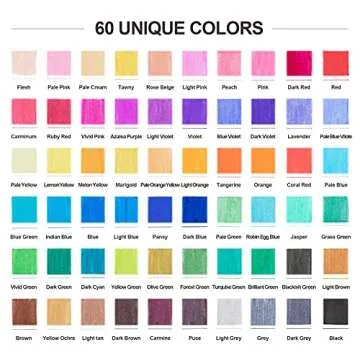 ParKoo Dual Brush Marker Pens for Coloring Books, 60 Colors Artist Fine and Brush Tip Coloring Markers for Journaling Kid Adult Drawing Note Taking Writing Planning Calligraphy