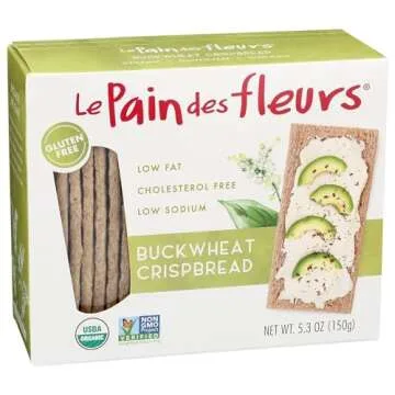 Le Pain Crispbread Buckwheat - Gluten Free Snack Delight