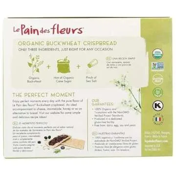 Le Pain Crispbread Buckwheat - Gluten Free Snack Delight