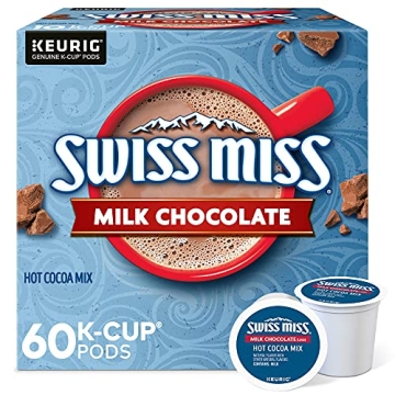 Delicious Swiss Miss Milk Chocolate Hot Cocoa K-Cups – 60 Count