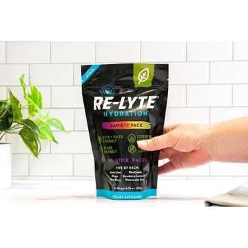 REDMOND Re-Lyte Hydration Electrolyte Mix, Variety Pack, 30 Stick Packs