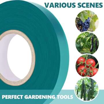 Easytle Stretch Tie Tape Roll for Gardening Support
