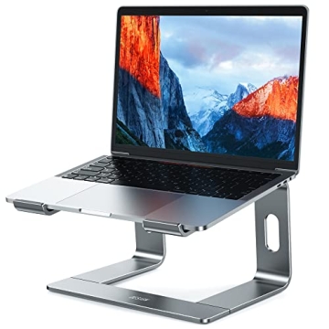BESIGN LS03 Aluminum Laptop Stand - Ergonomic Detachable Riser for 10-15.6" Laptops