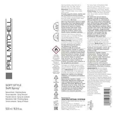 Paul Mitchell Soft Spray, Natural Hold, Touchable Finish Hairspray, For All Hair Types, 16.9 fl. oz.