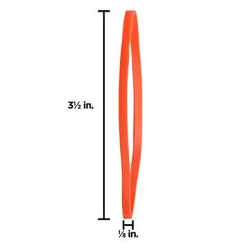 Colorful Durable Rubber Bands - JAM PAPER 100 Pack