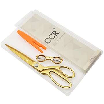 Gold Professional Sewing Scissors - Durable & Elegant