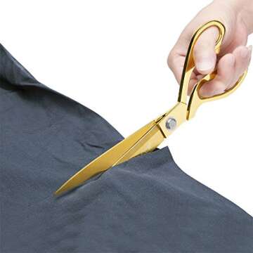 Gold Professional Sewing Scissors - Durable & Elegant