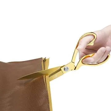 Gold Professional Sewing Scissors - Durable & Elegant