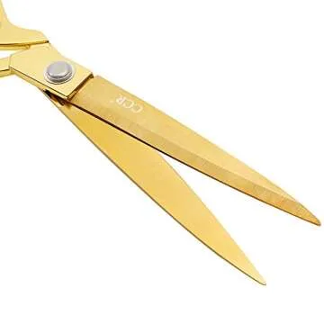 Gold Professional Sewing Scissors - Durable & Elegant