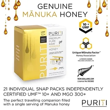 Premium Puriti Manuka Honey Snaps - Convenient & Healthy!