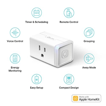 Kasa Smart Plug Mini 15A - Smart WiFi Outlet Pack