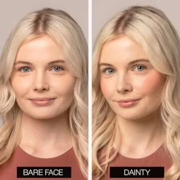 Palladio Liquid Blush for Cheeks & Lips 2-in-1 Makeup Face Blush, Weightless Cream Formula, Smudge Proof Long-Wearing Pigmented Blush, Natural Look Makeup Face Blushes, Shimmer Finish, Dainty