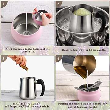 WEVOVE DIY Candle Making Kit – Perfect Starter for Creative Adults