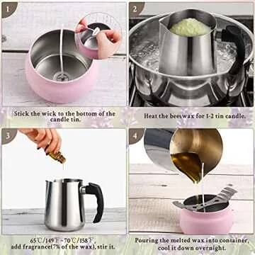 WEVOVE DIY Candle Making Kit – Perfect Starter for Creative Adults