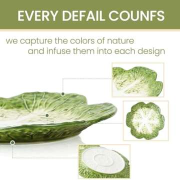 Stylish Green Ceramic Salad Plate for Every Meal