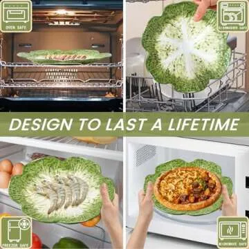 Stylish Green Ceramic Salad Plate for Every Meal