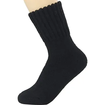 Weweya Women's Thick Knit Warm Crew Socks - Stylish Comfort